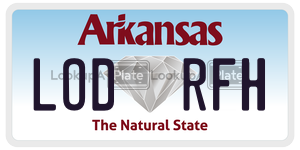 LODRFH  license plate in AR