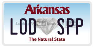 LODSPP  license plate in AR