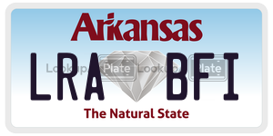 LRABFI  license plate in AR