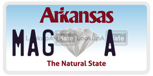 MAGA  license plate in AR
