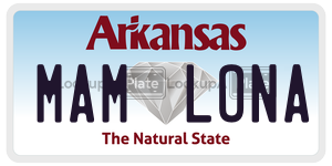 MAMLONA  license plate in AR