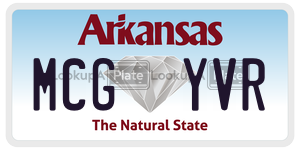 MCGYVR  license plate in AR