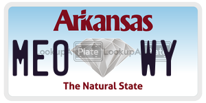 MEOWY  license plate in AR