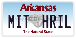 MITHRIL  license plate in AR