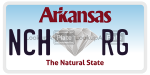 NCHRG  license plate in AR
