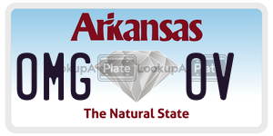 OMGOV  license plate in AR