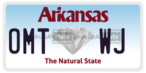 OMTWJ  license plate in AR