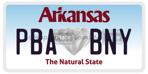 PBABNY  license plate in AR