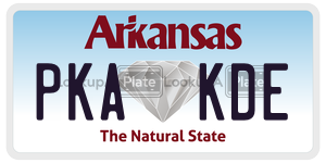 PKAKDE  license plate in AR
