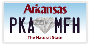 PKAMFH  license plate in AR