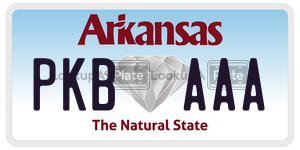 PKBAAA  license plate in AR