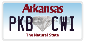 PKBCWI  license plate in AR