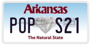 POPS21  license plate in AR