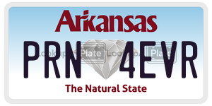 PRN4EVR  license plate in AR