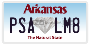PSALM8  license plate in AR