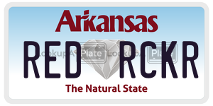 REDRCKR  license plate in AR