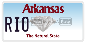RIO  license plate in AR