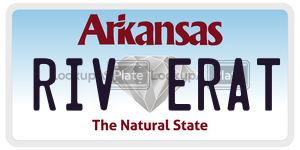 RIVERAT  license plate in AR