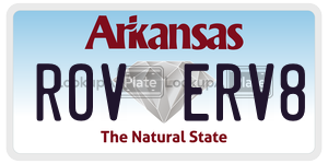 ROVERV8  license plate in AR