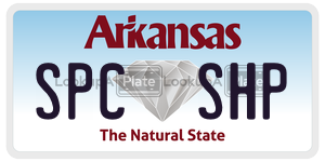 SPCSHP  license plate in AR