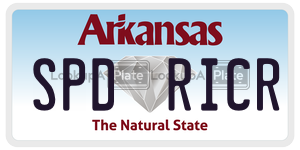 SPDRICR  license plate in AR