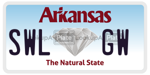 SWLGW  license plate in AR