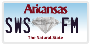 SWSFM  license plate in AR