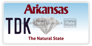 TDK  license plate in AR