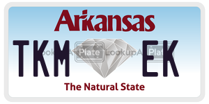 TKMEK  license plate in AR