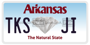 TKSJI  license plate in AR