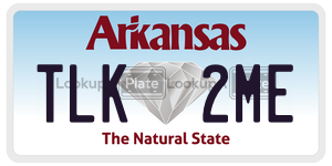 TLK2ME  license plate in AR
