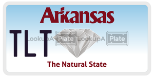 TLT license plate in Arkansas