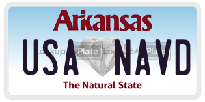 USANAVD  license plate in AR