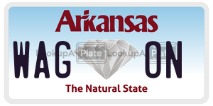 WAGON  license plate in AR