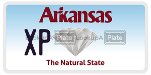 XP  license plate in AR