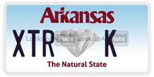 XTRK  license plate in AR