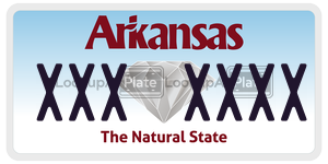 XXXXXXX  license plate in AR