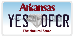 YESOFCR  license plate in AR
