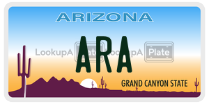 ARA  license plate in AZ