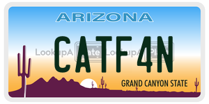 CATF4N  license plate in AZ