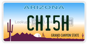 CHI5H  license plate in AZ