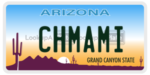 CHMAMI  license plate in AZ