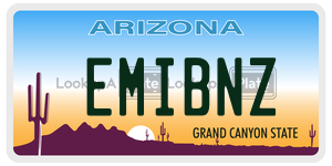 EMIBNZ  license plate in AZ