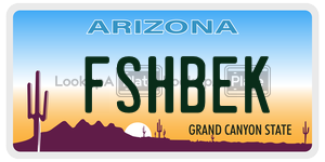 FSHBEK  license plate in AZ