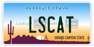 LSCAT license plate in Arizona