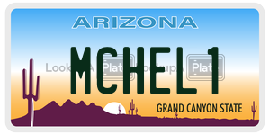 MCHEL1 license plate in Arizona