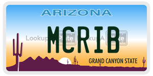MCRIB license plate in Arizona