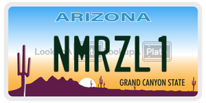 NMRZL1 license plate in Arizona