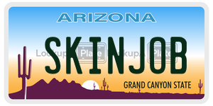 SKINJOB license plate in Arizona