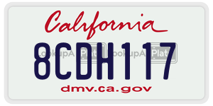 8CDH117 (CA) License Plate: User Reports & Vehicle Information!
